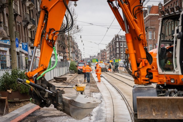 Voorbeeld afbeelding van Amsterdam maakt zich weer op voor een jaar vol wegwerkzaamheden