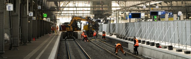 Voorbeeld afbeelding van Geen treinen van en naar Amsterdam Centraal op zaterdag 3 oktober