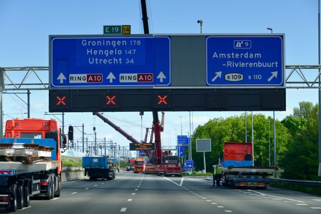 Voorbeeld afbeelding van Let op: A10 Zuid en Oost 16 dagen dicht, minder treinen