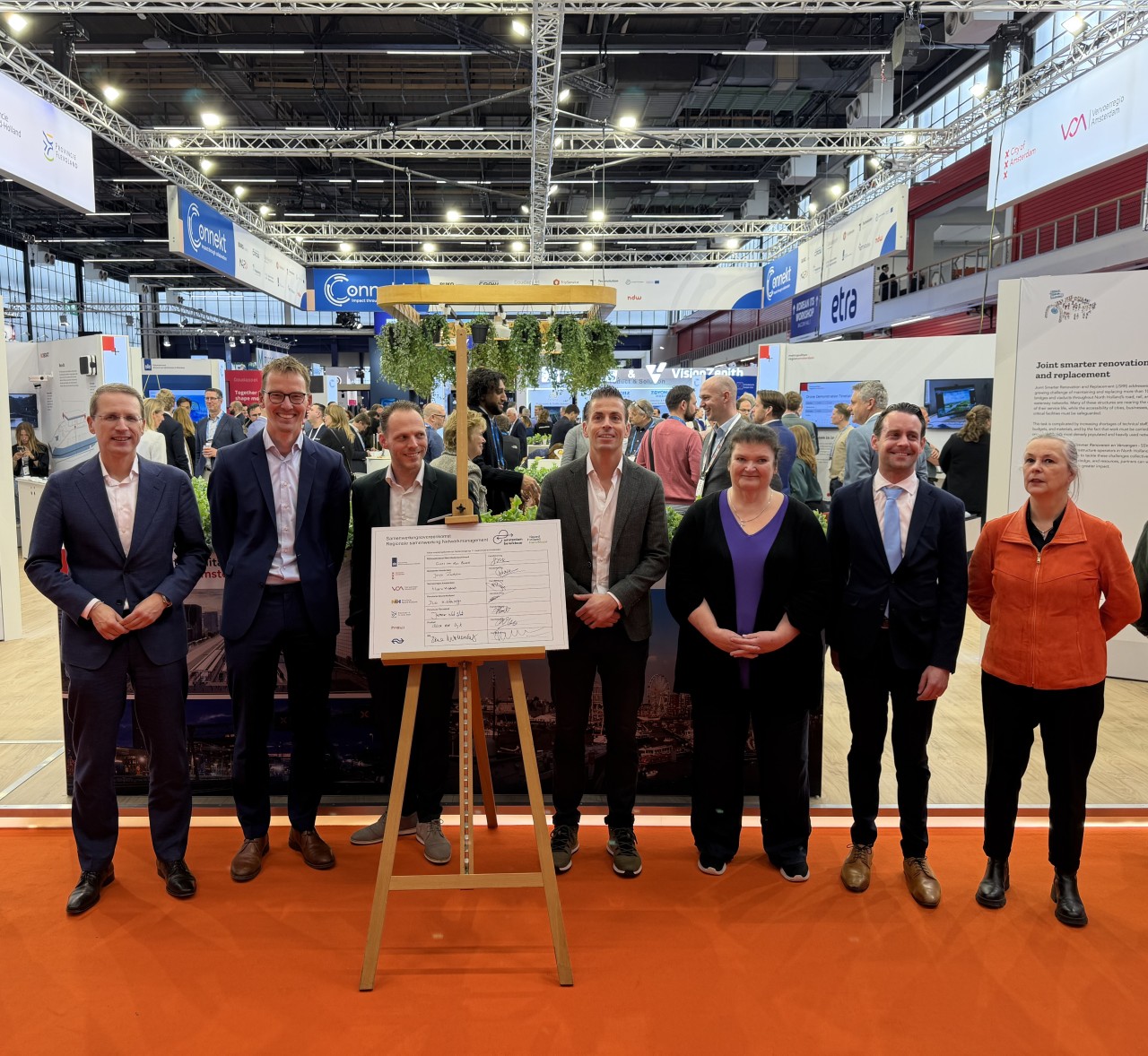 Alle betrokken partijen die de samenwerkingsoverkomst (SOK) hebben ondertekend