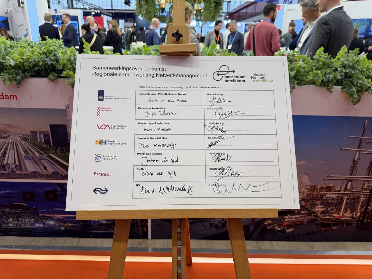 Een getekende samenwerkingsoverkomst (SOK)